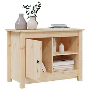 TV skříňka 70 x 36,5 x 52 cm masivní borové dřevo - obrázek 5