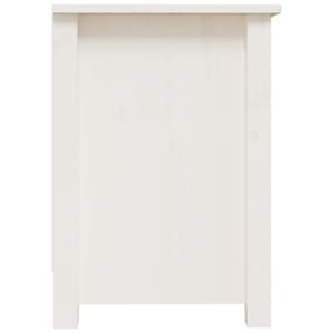 TV skříňka bílá 70 x 36,5 x 52 cm masivní borové dřevo - obrázek 8