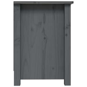 TV skříňka šedá 70 x 36,5 x 52 cm masivní borové dřevo - obrázek 8