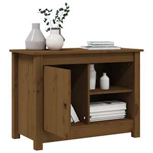 TV skříňka medově hnědá 70 x 36,5 x 52 cm masivní borové dřevo - obrázek 5