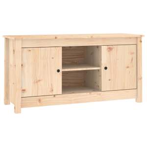 TV skříňka 103 x 36,5 x 52 cm masivní borové dřevo - obrázek 2