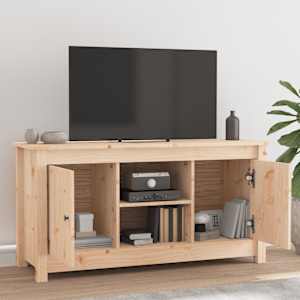 TV skříňka 103 x 36,5 x 52 cm masivní borové dřevo - obrázek 6
