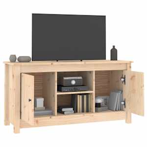 TV skříňka 103 x 36,5 x 52 cm masivní borové dřevo - obrázek 8