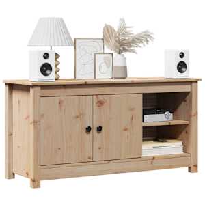 TV skříňka 103 x 36,5 x 52 cm masivní borové dřevo - obrázek 3