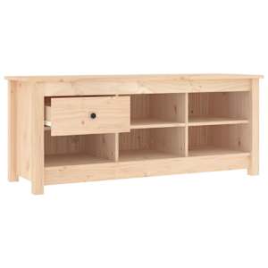 Botník 110 x 38 x 45,5 cm masivní borovice - obrázek 4