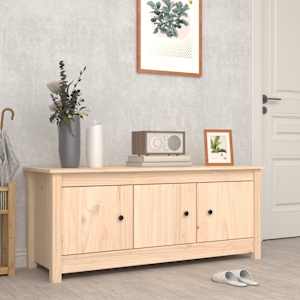 Botník 110 x 38 x 45,5 cm masivní borovice - obrázek 1