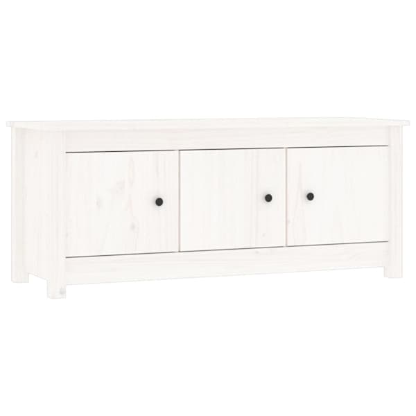 vidaXL kingakapp, valge, 110 x 38 x 45,5 cm, m&auml;nnipuit