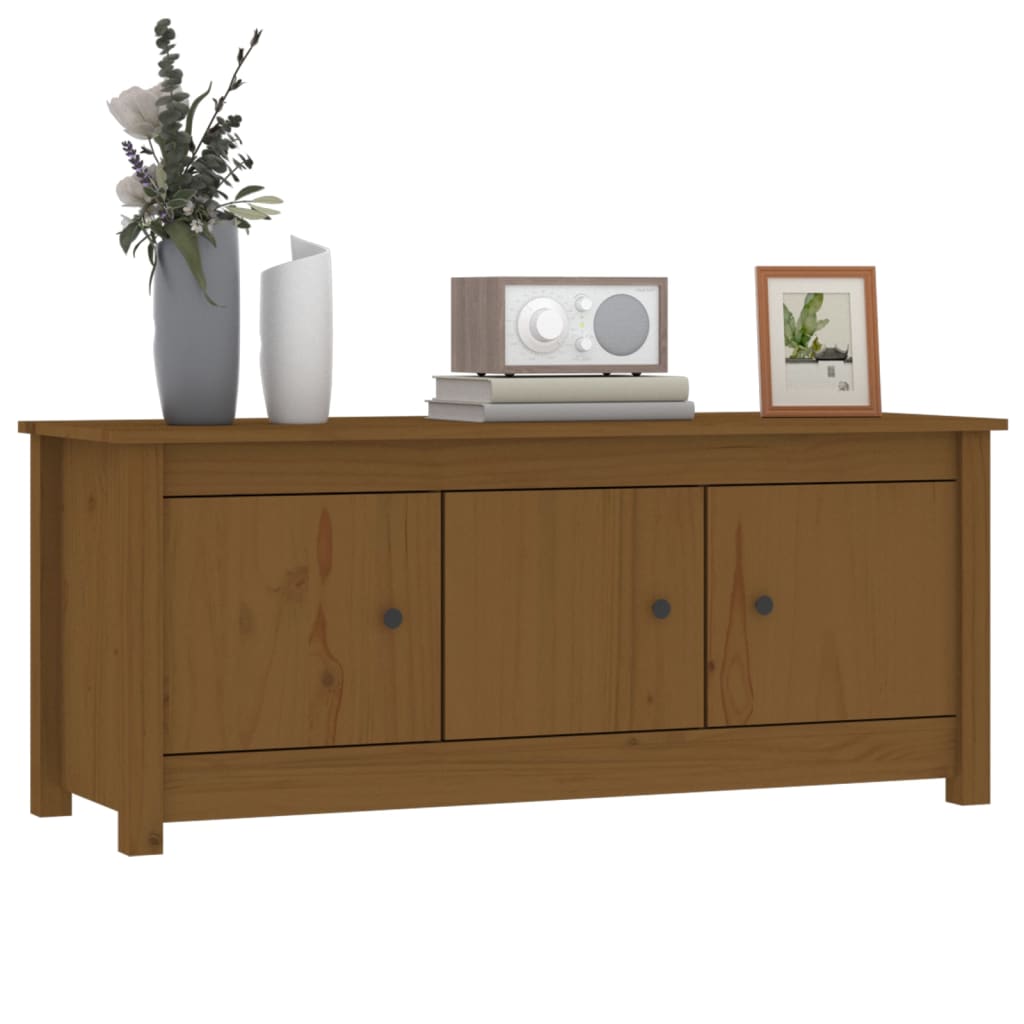 Dulap pentru pantofi, maro miere, 110x38x45,5 cm lemn masiv pin