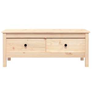 Konferenční stolek 100 x 50 x 40 cm masivní borové dřevo - obrázek 6