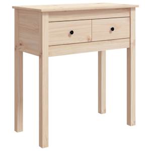 Konzolový stolek 70 x 35 x 75 cm masivní borové dřevo - obrázek 2