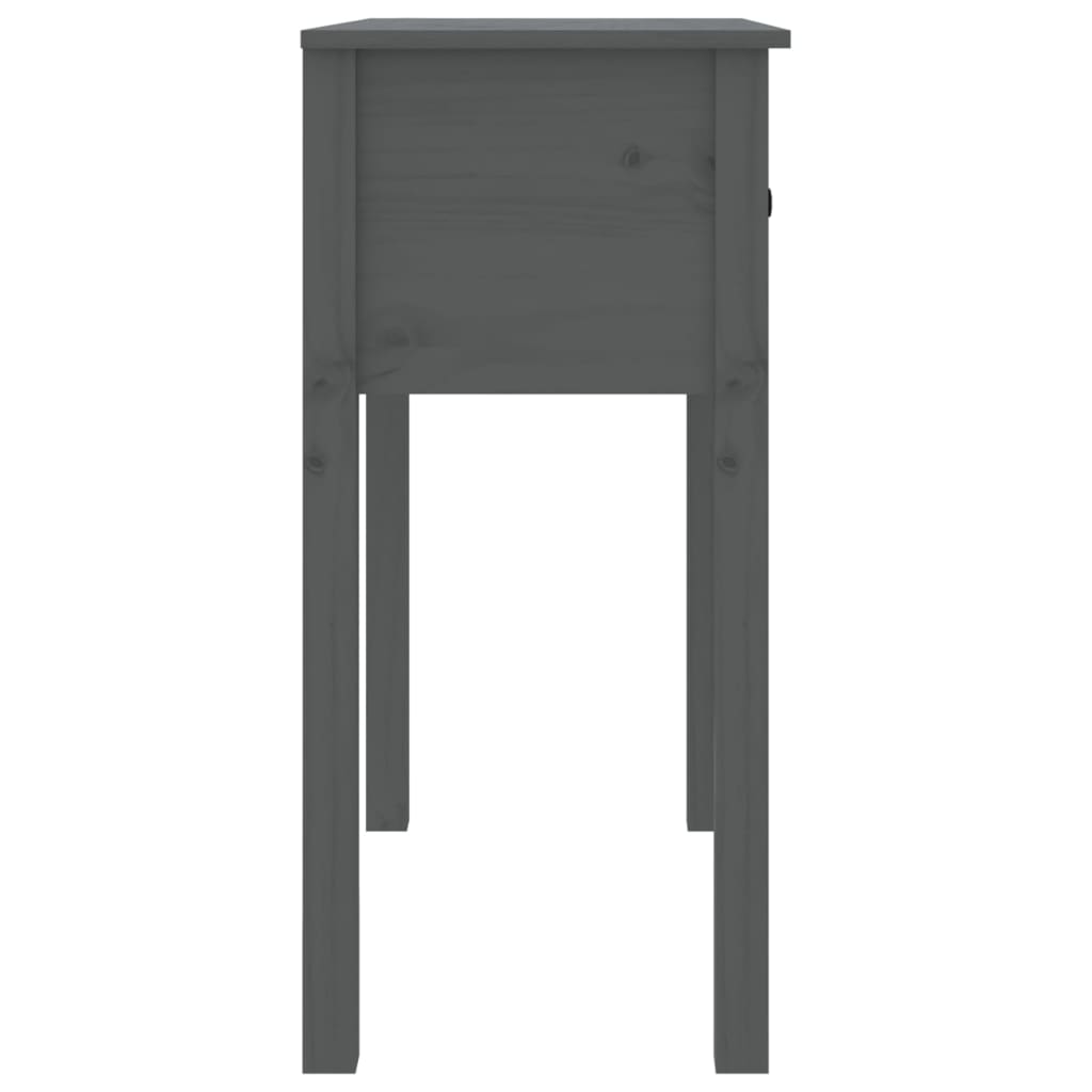 Konsolentisch Grau 70x35x75 cm Massivholz Kiefer | Stepinfit