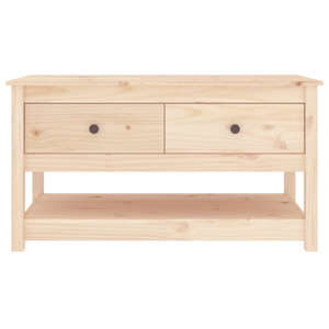 Konferenční stolek 102 x 49 x 55 cm masivní borové dřevo - obrázek 3