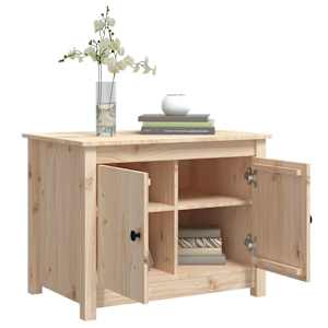 Konferenční stolek 71 x 49 x 55 cm masivní borové dřevo - obrázek 5