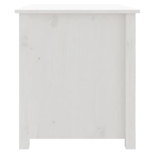 Konferenční stolek bílý 71 x 49 x 55 cm masivní borové dřevo - obrázek 8