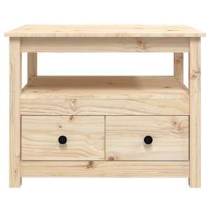 Konferenční stolek 71 x 49 x 55 cm masivní borové dřevo - obrázek 7