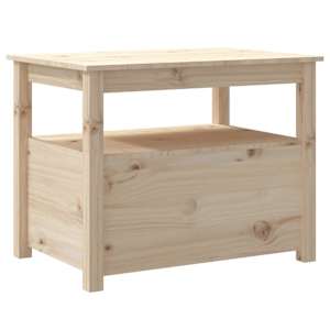 Konferenční stolek 71 x 49 x 55 cm masivní borové dřevo - obrázek 10