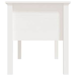 Konferenční stolek bílý 102 x 49 x 55 cm masivní borové dřevo - obrázek 7