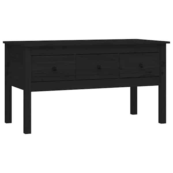 vidaXL kohvilaud, must, 102 x 49 x 55 cm, m&auml;nnipuit