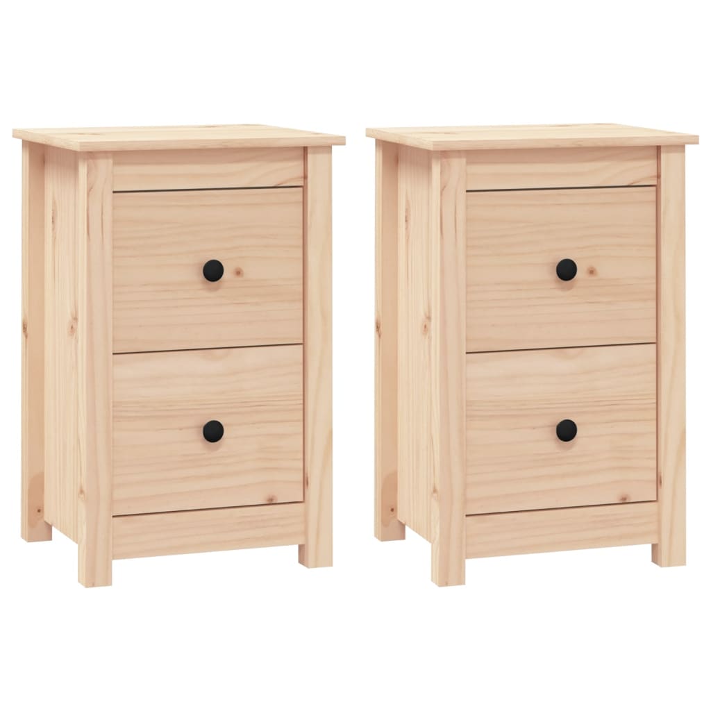 vidaXL Noční stolky 2 ks 40 x 35 x 61,5 cm masivní borové dřevo