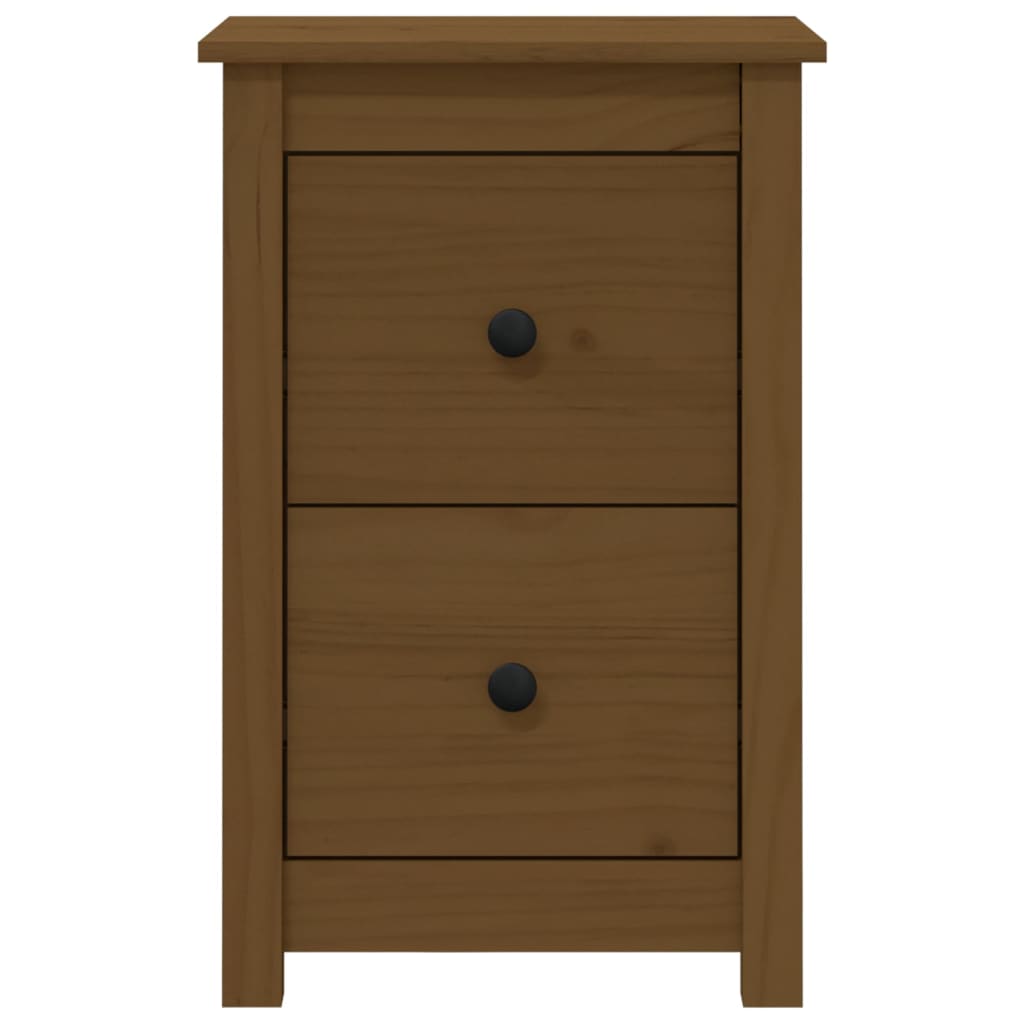 1/2x Mesita de Noche Madera Maciza de Pino Dormitorio Mueble Multicolor vidaXL - Imagen 6 de 27