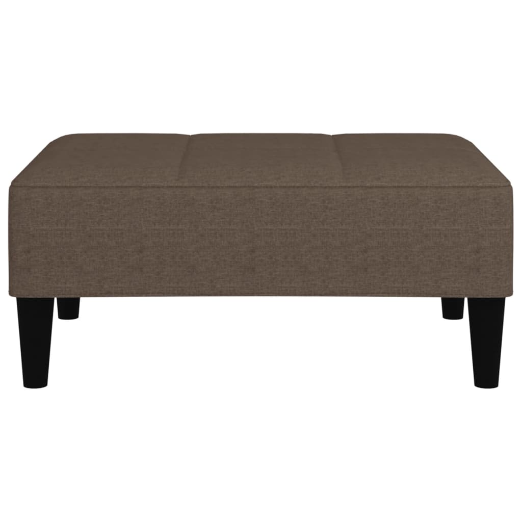 kétszemélyes tópszínű mikroszálas kanapéágy lábtartóval