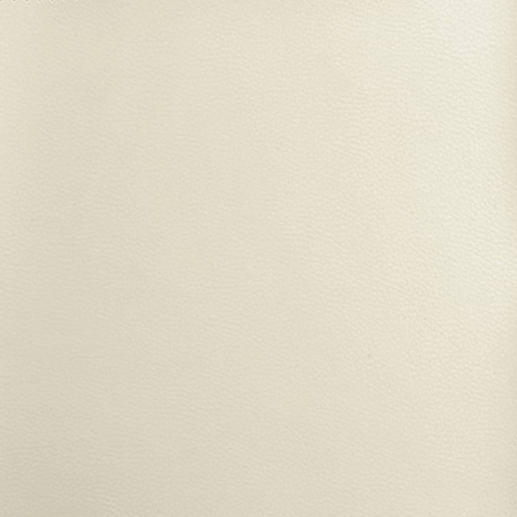 Изправящ стол, кремав, изкуствена кожа