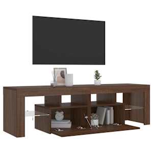 TV skříňka s LED osvětlením Hnědý dub 140 x 36,5 x 40 cm - obrázek 4