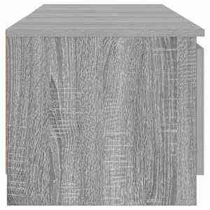 TV skříňka s LED osvětlením šedá sonoma 140x40x36 c - obrázek 9