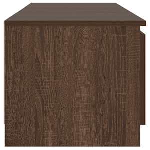 TV skříňka s LED osvětlením hnědý dub 140x40x36 c - obrázek 9