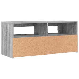 TV skříňka s LED osvětlením šedá sonoma 90 x 35 x 40 cm - obrázek 10