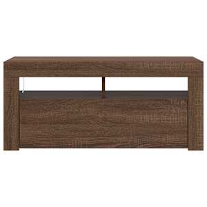 TV skříňka s LED osvětlením hnědý dub 90 x 35 x 40 cm - obrázek 6