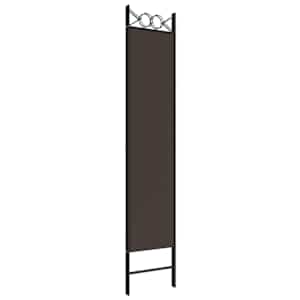 3dílný paraván hnědý 120x200 cm textil - obrázek 6
