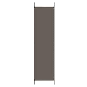 5dílný paraván antracitový 250x200 cm textil - obrázek 6