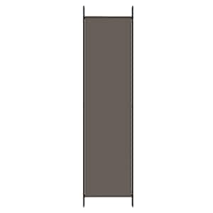 6dílný paraván antracitový 300x200 cm textil - obrázek 7