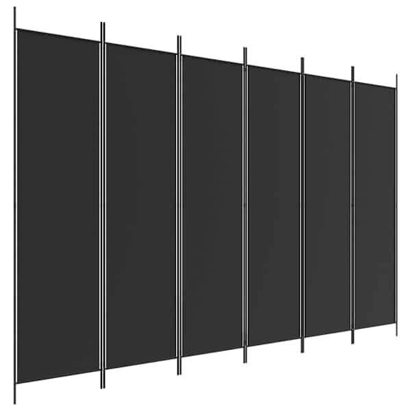 vidaXL 6 paneeliga sirm, hall, 300x200 cm, kangas