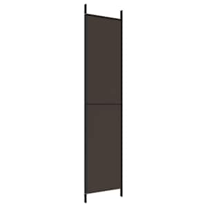 3dílný paraván hnědý 150x220 cm textil - obrázek 6