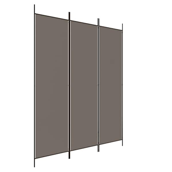 vidaXL 3 paneeliga ruumijagaja, antratsiithall, 150 x 220 cm, kangas
