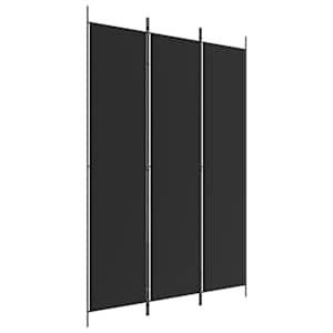 3dílný paraván bílý 150x220 cm textil - obrázek 2