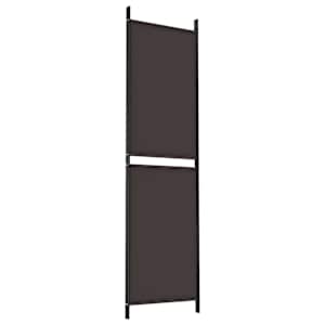 3dílný paraván hnědý 150x180 cm textil - obrázek 6