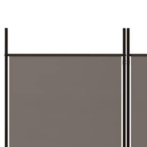 3dílný paraván antracitový 150x180 cm textil - obrázek 7