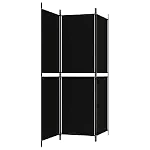 3dílný paraván bílý 150x180 cm textil - obrázek 5