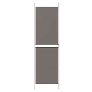 5dílný paraván antracitový 250x180 cm textil - obrázek 6