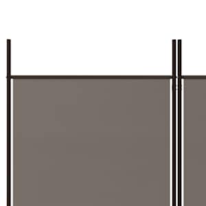 5dílný paraván antracitový 250x180 cm textil - obrázek 7