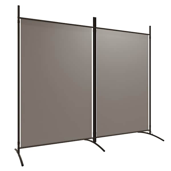 vidaXL 2-paneeliga ruumijagaja, antratsiithall, 175 x 180 cm, kangas