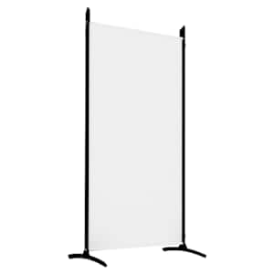 5dílný paraván bílý 433x180 cm textil - obrázek 6