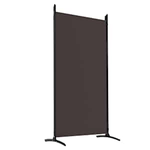 5dílný paraván hnědý 433x180 cm textil - obrázek 6