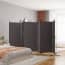  vidaXL 6 paneles barna szövet paraván 520x180 cm termék 2. képe