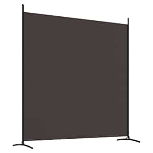 2dílný paraván hnědý 348x180 cm textil - obrázek 6