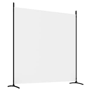 3dílný paraván bílý 525 x 180 cm textil - obrázek 6