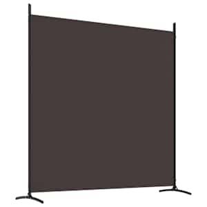3dílný paraván hnědý 525x180 cm textil - obrázek 6